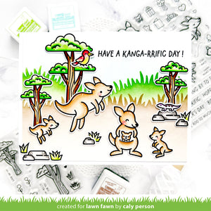 Lawn Fawn - KANGA-RRIFIC Add-On - Stamps Set