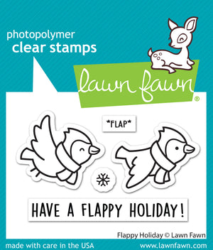 Lawn Fawn - FLAPPY HOLIDAYS - Stamps set