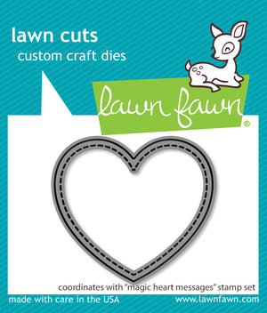 Lawn Fawn - MAGIC HEART MESSAGES - Die