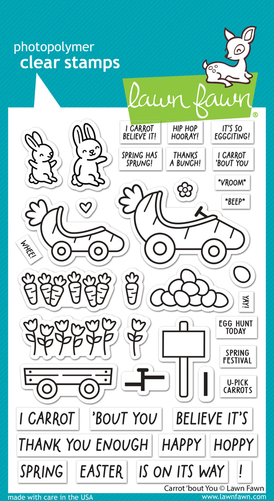 Lawn Fawn - CARROT 'BOUT YOU - Stamps Set