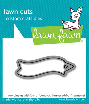 Lawn Fawn - Carrot 'bout You BANNER Add-On - Die
