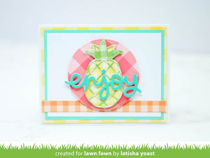 Lawn Fawn - PLAYFUL PINEAPPLE - Dies set