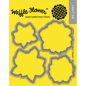 Waffle Flower - SUCCULENTS Die Set 4pc - Hallmark Scrapbook - 1