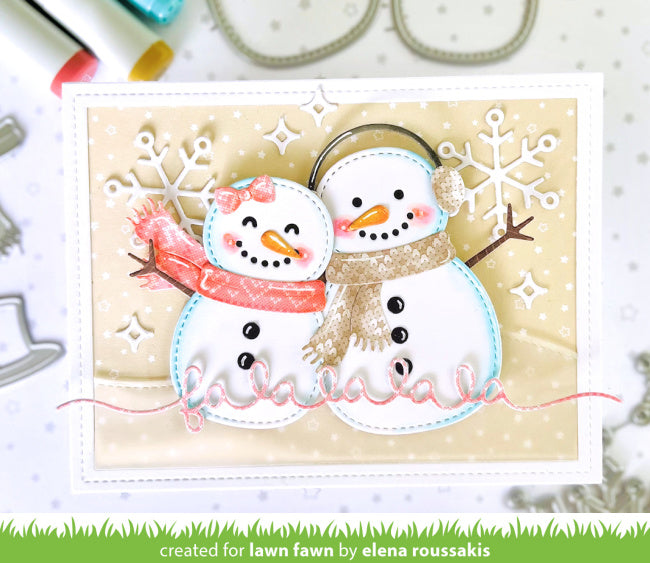 Lawn Fawn - BUILD A SNOWMAN - Dies Set – Hallmark Scrapbook