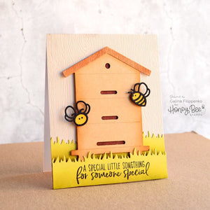 Honey Bee Stamps - BEE HIVE BOX - Die Set
