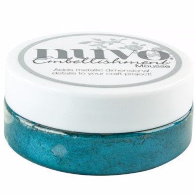 Nuvo Embellishment MOUSSE - PACIFIC TEAL - By Tonic Studio