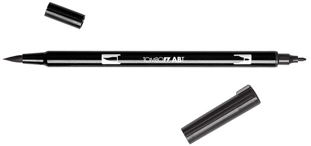 Tombow Dual Brush BLACK Pen N15