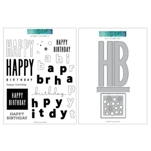 Concord & 9th - ALL THE BIRTHDAYS - Stamps & Dies BUNDLE Set