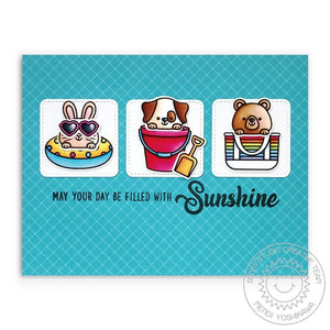 Sunny Studio - BEACH BUDDIES - Stamps set
