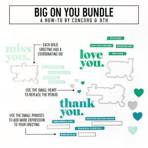 Concord & 9th - BIG ON YOU - Stamps Set