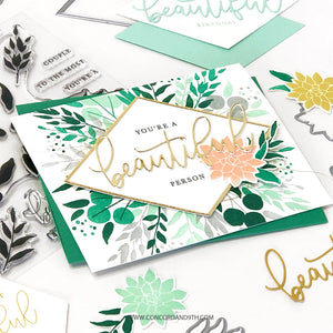 Concord & 9th - BOTANICAL Turnabout - Stamps and Dies BUNDLE Set