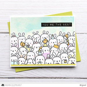 Mama Elephant - THE BUNNY'S HOP - Clear Stamps Set
