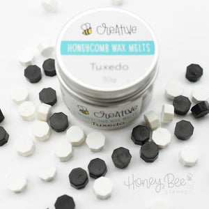 Honey Bee - Honeycomb Wax Melts - TUXEDO Black and White
