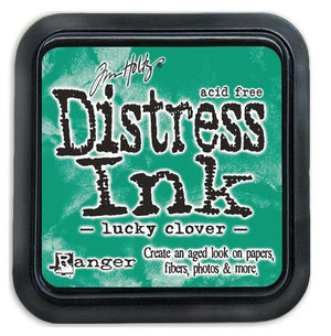 Tim Holtz Ranger Distress Ink Pad - LUCKY CLOVER -  November 2015 - Hallmark Scrapbook - 1