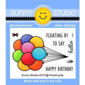 Sunny Studio - FLOATING BY - Stamp Set