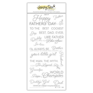 Honey Bee Stamps - FATHER'S DAY - Stamp Set