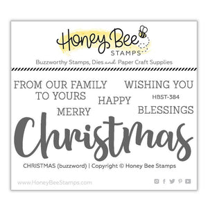 Honey Bee - CHRISTMAS - 2x4 Stamps Set