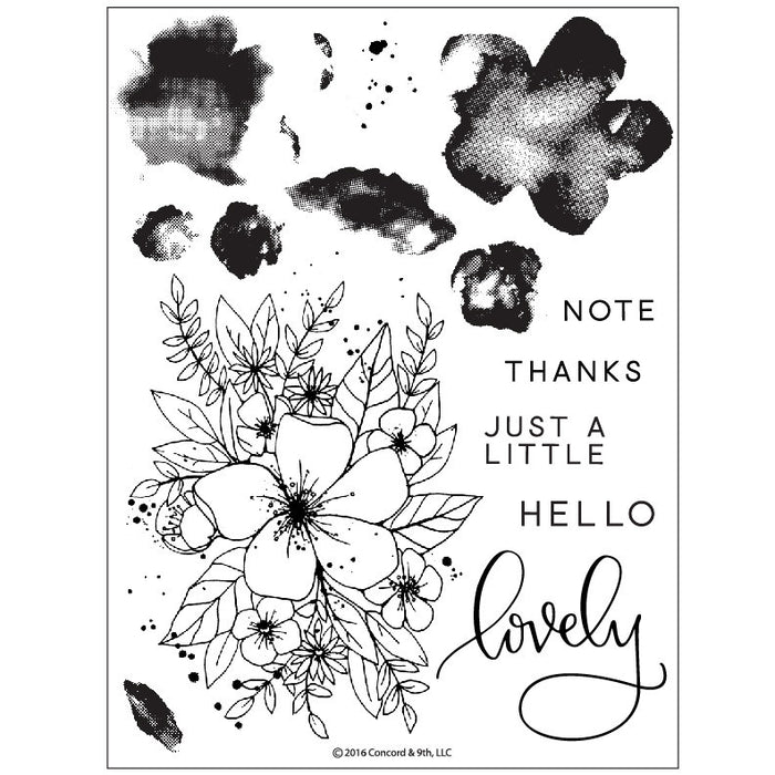 Concord & 9th - HELLO LOVELY Stamp set