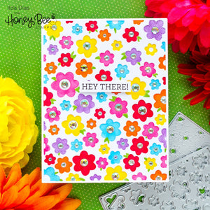 Honey Bee Stamps - FLOWER Petal CENTERS Cover Plate BASE - Die