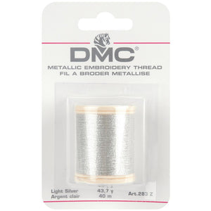 DMC - Metallic Embroidery Thread - SILVER - Hallmark Scrapbook