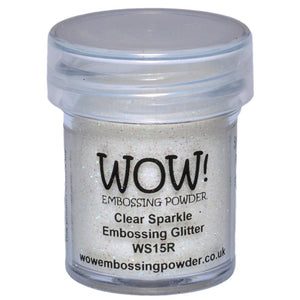 WOW! - CLEAR SPARKLE Embossing Powder Regular - Hallmark Scrapbook