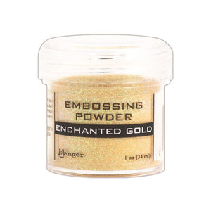 Ranger - Embossing Powder - ENCHANTED GOLD 1 oz. - Hallmark Scrapbook