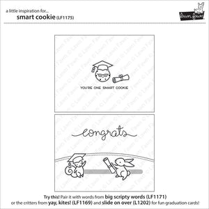 Lawn Fawn - SMART COOKIE - Stamp set - Hallmark Scrapbook - 8