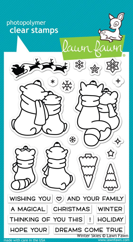 Lawn Fawn - WINTER SKIES Stamp Set – Hallmark Scrapbook