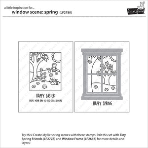 Lawn Fawn - Window Scene: SPRING - Stamps Set - 20% OFF!
