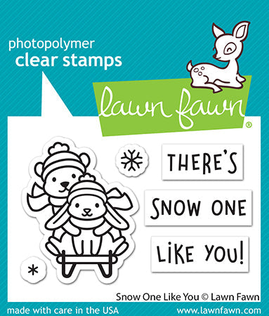 Lawn Fawn - SNOW ONE LIKE YOU - Stamps Set