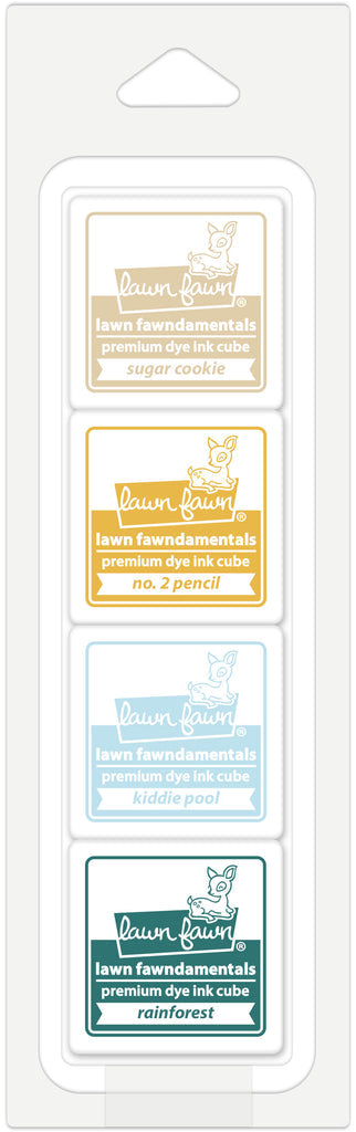 Lawn Fawn - SANDY SHORE - 1" Ink Cube Pack Fawndamentals