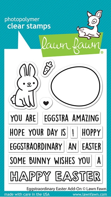 Lawn Fawn - EGGSTRAORDINARY EASTER Add-On - Stamps Set - 20% OFF!