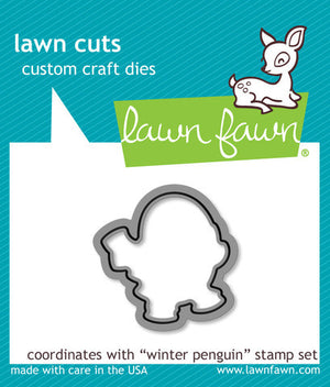 Lawn Fawn - Winter Penguin - LAWN CUTS Dies 1pc - Hallmark Scrapbook - 1