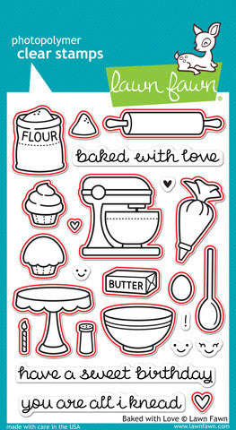 Lawn Fawn - BAKED WITH LOVE - Lawn Cuts DIES 16pc - Hallmark Scrapbook - 3