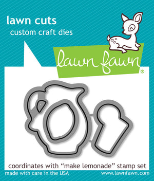 Lawn Fawn - MAKE LEMONADE - Lawn Cuts DIES 3pc - Hallmark Scrapbook - 1