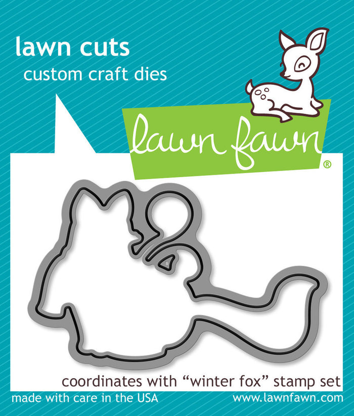 Lawn Fawn - WINTER FOX - Lawn Cuts DIES 1pc *