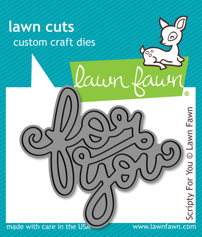 Lawn Fawn - SCRIPTY FOR YOU - Lawn Cuts DIES *