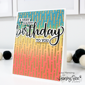 Honey Bee - BIRTHDAY - Clear Stamps Set