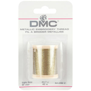 DMC - Metallic Embroidery Thread - LIGHT GOLD - Hallmark Scrapbook