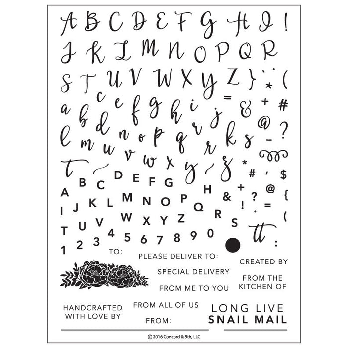 Concord & 9th - PERFECTLY PENNED Stamp set - 20% OFF!