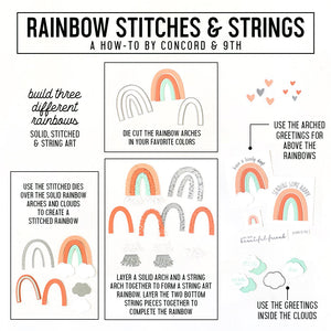 Concord & 9th - RAINBOW STITCHES AND STRINGS - Dies Set