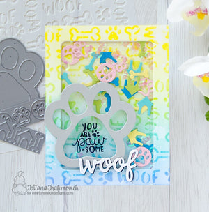 Newton's Nook Designs - SAY WOOF - Clear Stamps