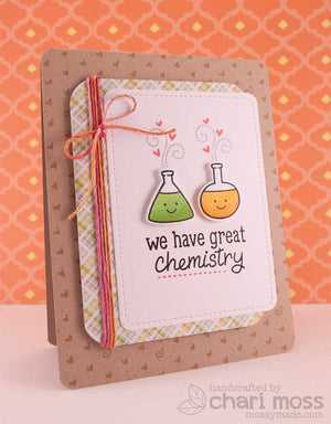 Lawn Fawn - Science of Love - CLEAR STAMPS 23 pc - Hallmark Scrapbook - 13