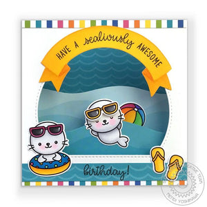 Sunny Studio - SEALIOUSLY SWEET - Stamps Set