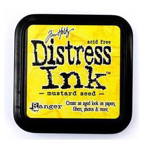 Tim Holtz Ranger Distress Ink Pad - Mustard Seed - Hallmark Scrapbook - 1