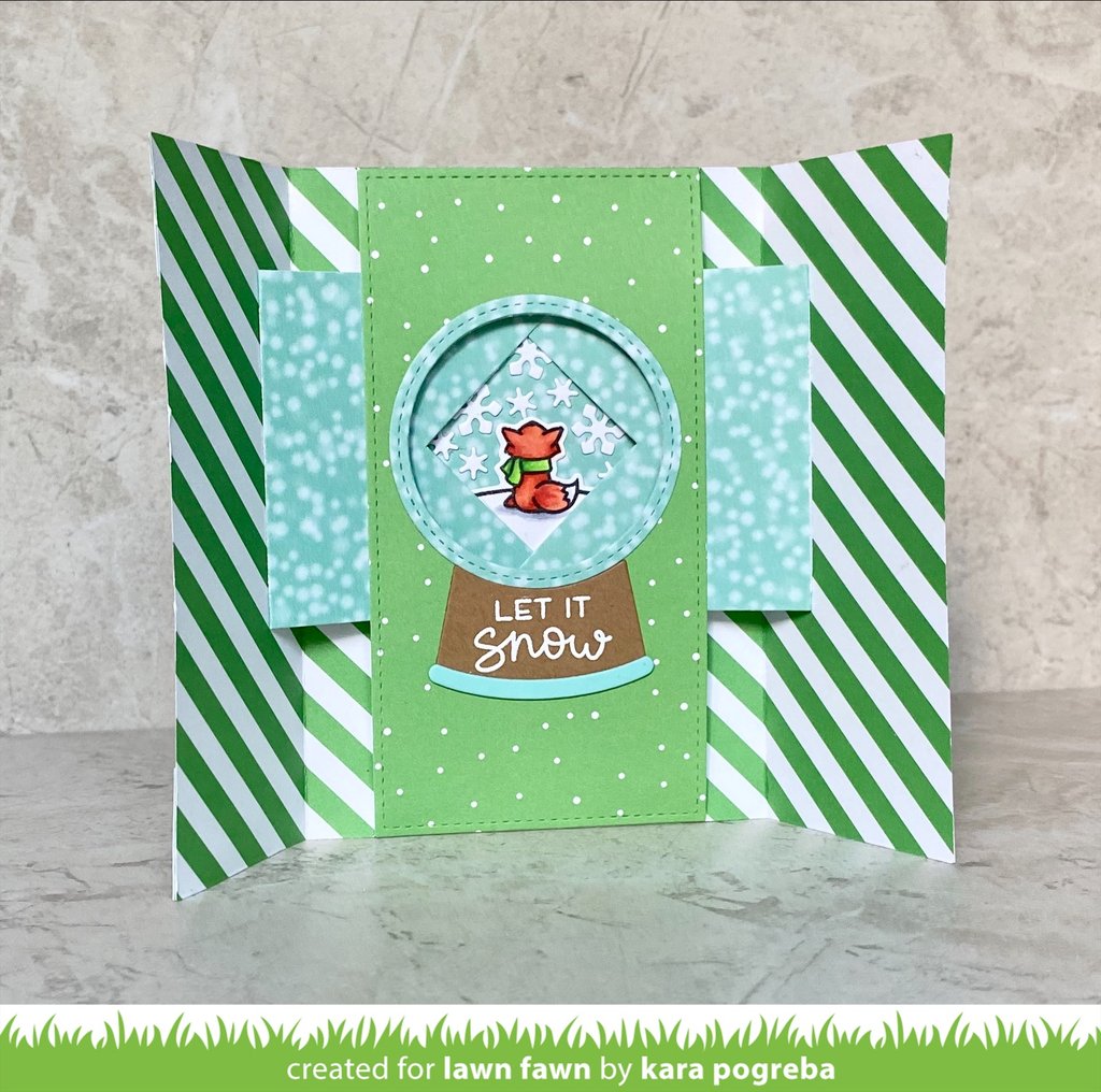 Lawn Fawn - SNOW GLOBE SCENES SHAKER ADD-ON - Dies Set – Hallmark Scrapbook