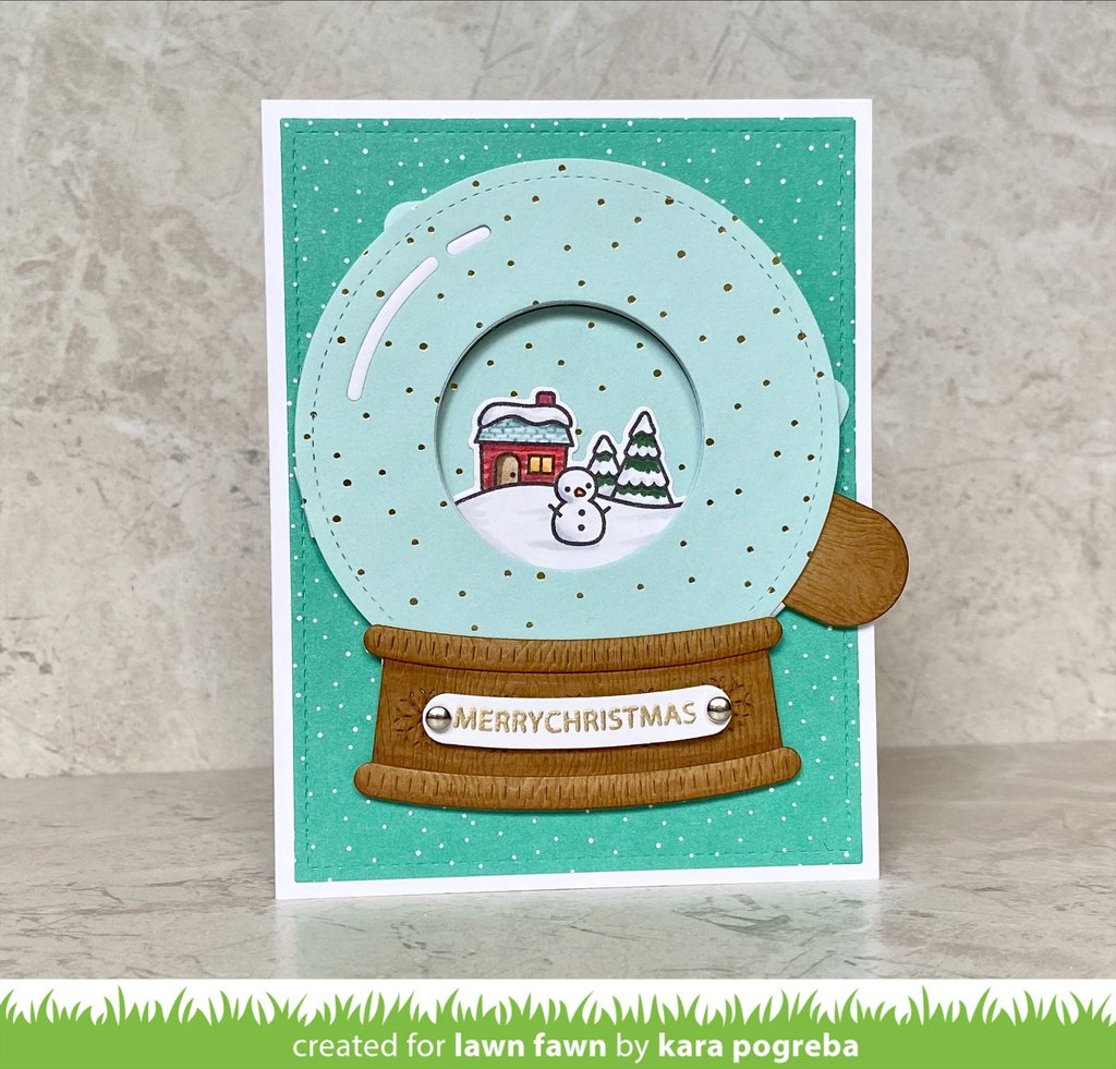 Lawn Fawn - SNOW GLOBE SCENES - Dies Set – Hallmark Scrapbook