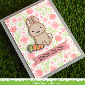 Lawn Fawn - SPRING BLOSSOMS Background - Lawn Clippings 3pc Stencil set