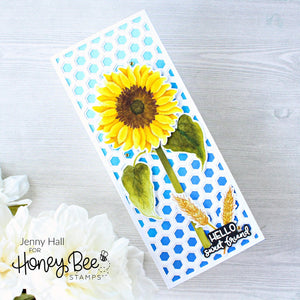 Honey Bee - Hexi Slimline Cover Plate BASE - Die Set