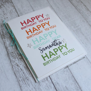 Concord & 9th - PERFECTLY PENNED Stamp set - Hallmark Scrapbook - 3
